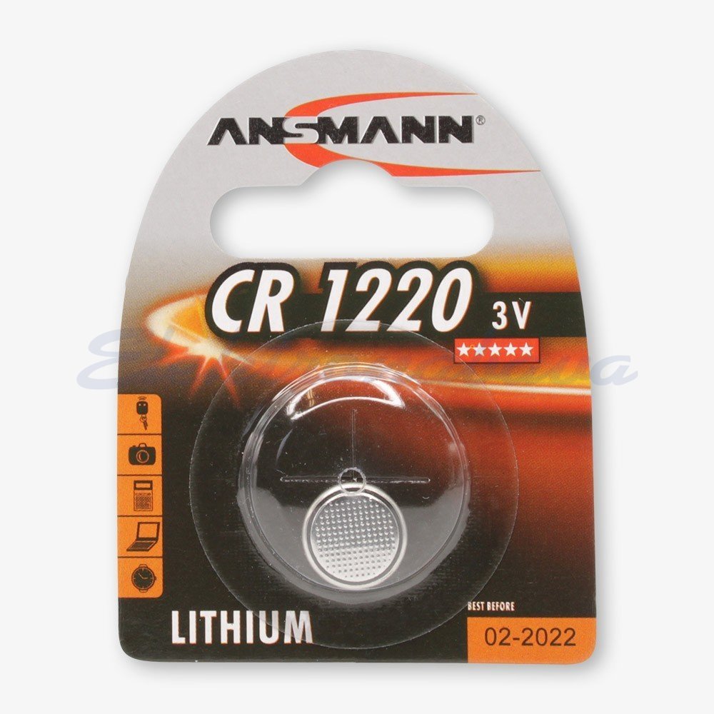 Slika izdelka Litijeva baterija ANSMANN CR 1220 35mAh 3V 12mm