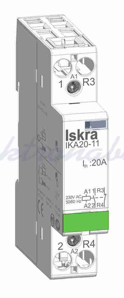 Slika izdelka Inštalacijski kontaktor IK 20A 1NO 1NC 230V AC 1M
