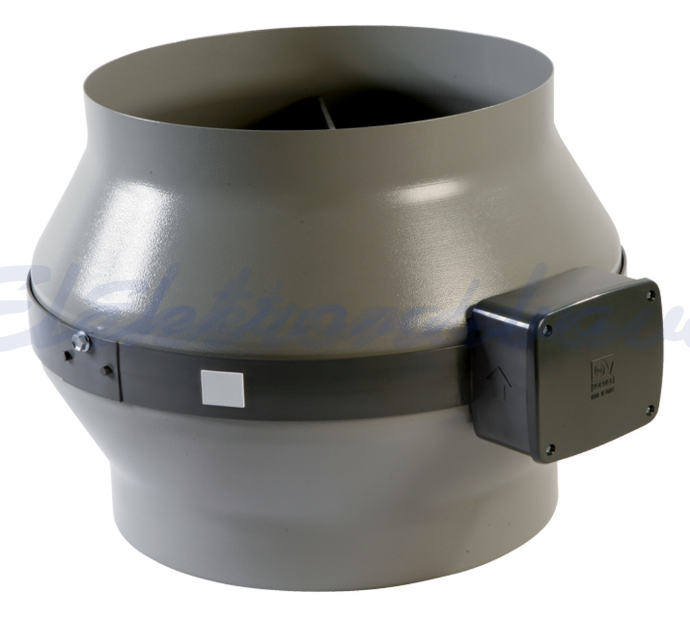 Cijevni ventilator VORTICE industrijski centrifugalni fi 200mm 230V IP44 metal 830m3/h